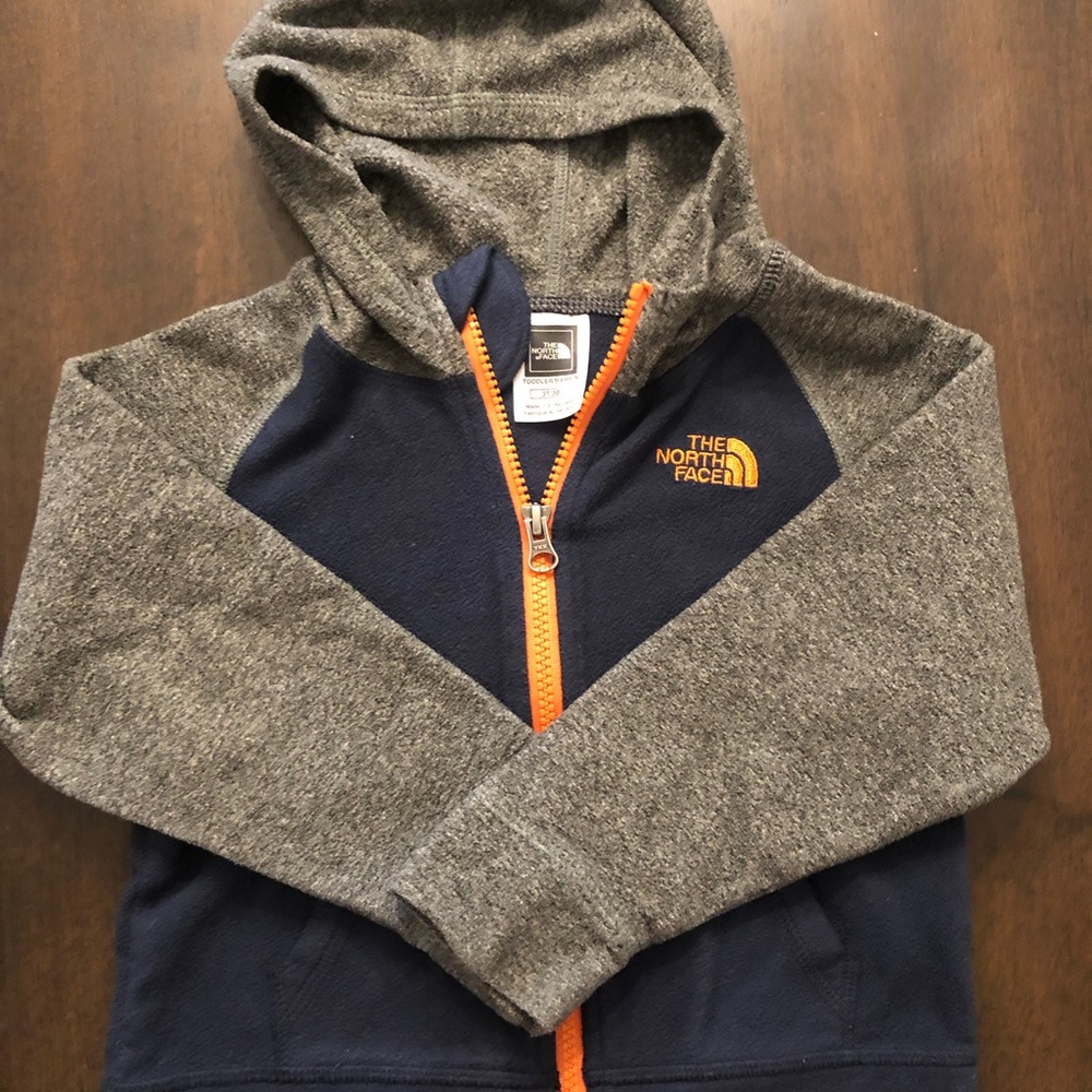 The North Face fleece zip up sweater